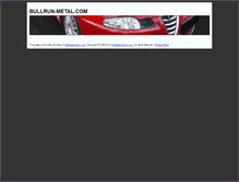 Tablet Screenshot of bullrun-metal.com